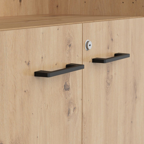 REG4D/200/Z SPACE OFFICE BRW Tall Cabinet with Lock