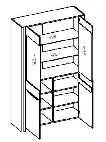 DESJO 02 Glass-Fronted Cabinet SZYNAKA