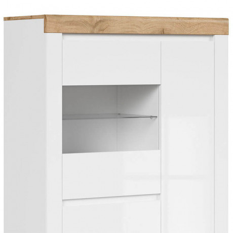REG2D1W HOLTEN BRW Glass-Fronted Cabinet