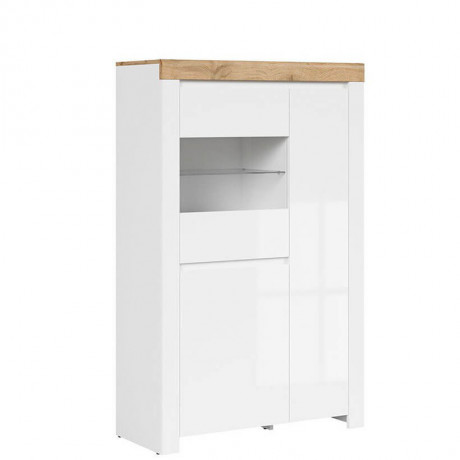 REG2D1W HOLTEN BRW Glass-Fronted Cabinet