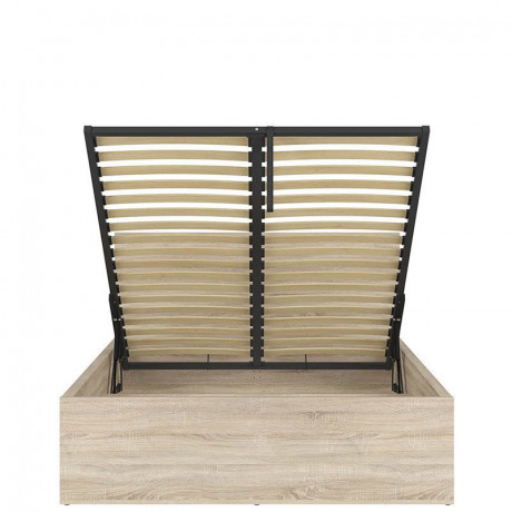 LOZ/140/B TETRIX BRW Bed 140 with a Lifting Mechanism