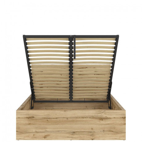 LOZ/140/B TETRIX BRW Bed 140 with a Lifting Mechanism