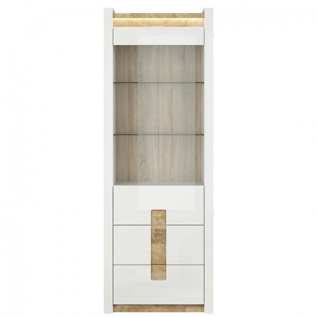 REG1W2S ALAMEDA BRW Glass-Fronted Cabinet