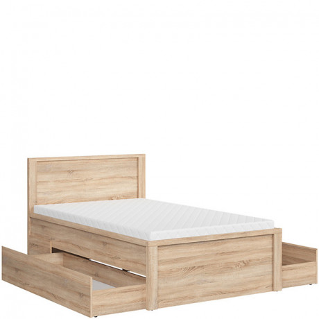 SZU/120 KASPIAN BRW (sonoma) Bed Storage