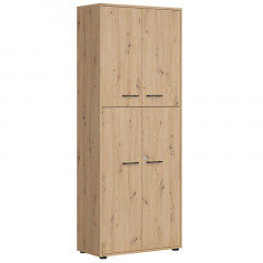 REG4D/200/F12/D/Z SPACE OFFICE BRW Tall Cabinet with Lock