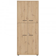 REG4D/200/F12/D/Z SPACE OFFICE BRW Tall Cabinet with Lock