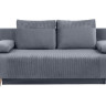 LEON LUX 3DL BRW 3 Seater Sofa Bed Grey