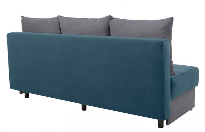 TONI LUX 3DL BRW 3 Seater Sofa Bed Blue