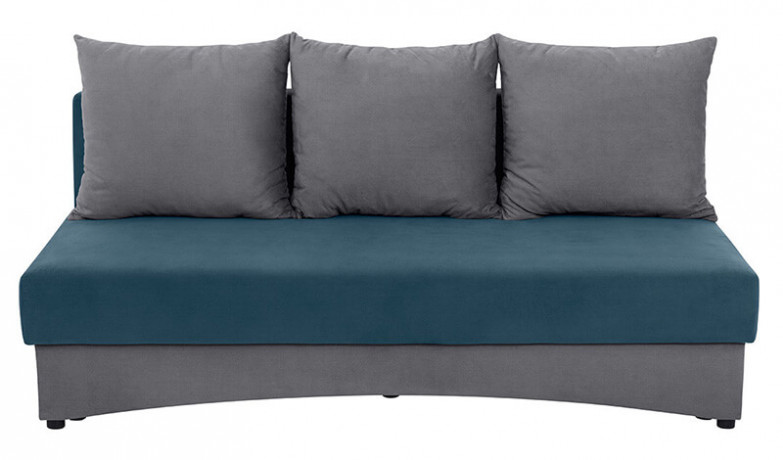 TONI LUX 3DL BRW 3 Seater Sofa Bed Blue