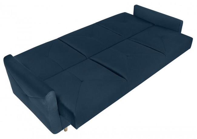 ZEJA 3K BRW 3 Seater Sofa Bed Navy