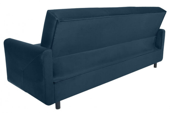 ZEJA 3K BRW 3 Seater Sofa Bed Navy