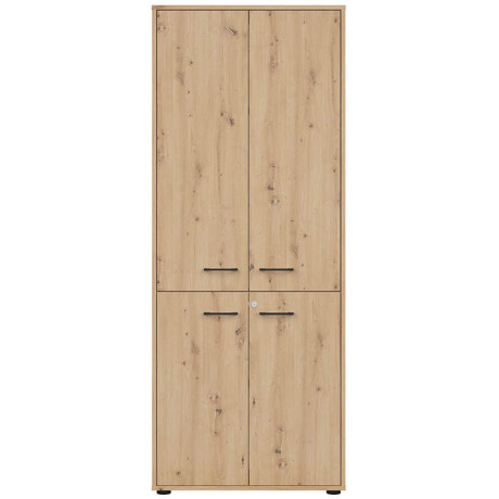 REG4D/200/F12/G/Z SPACE OFFICE BRW Tall Cabinet with Lock