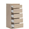 KOM5S TETRIX BRW Chest of Drawers