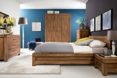 GENT BRW Bedroom Furniture Set