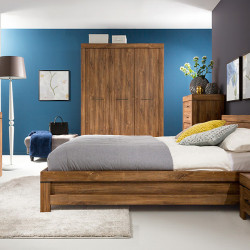 GENT BRW Bedroom Furniture Set