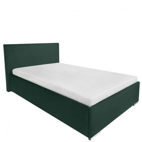 SYNTIA III BRW Upholstered Semi Double Bed 120 Green