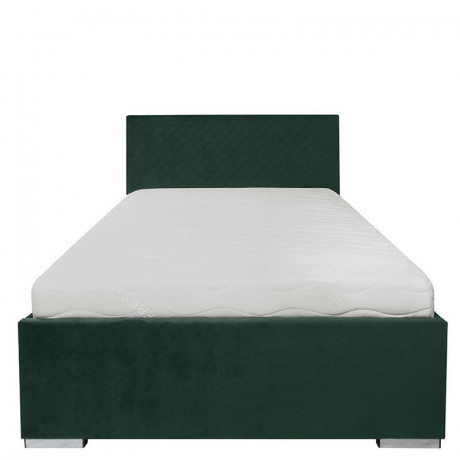 SYNTIA III BRW Upholstered Semi Double Bed 120 Green