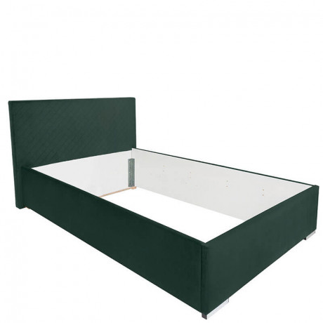 SYNTIA III BRW Upholstered Semi Double Bed 120 Green