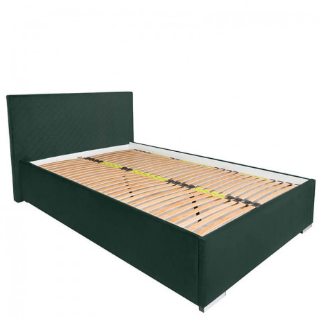 SYNTIA III BRW Upholstered Semi Double Bed 120 Green