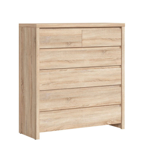 KOM6S KASPIAN BRW (sonoma) Chest of Drawers