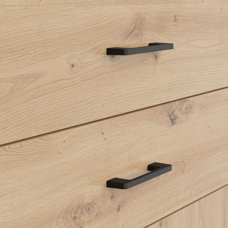 REG4D2S/200/Z SPACE OFFICE BRW Tall Cabinet with Lock