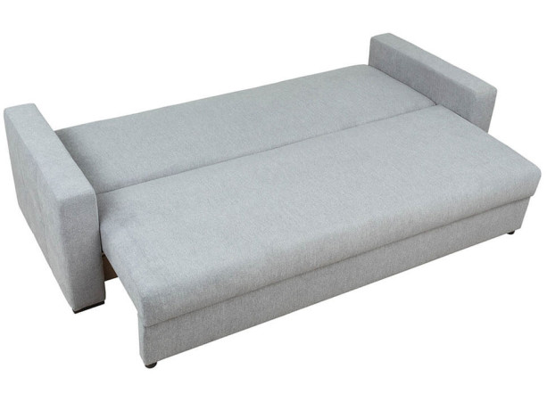 MONA LUX 3DL BRW 3 Seater Sofa Bed Grey