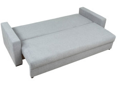 MONA LUX 3DL BRW 3 Seater Sofa Bed Grey