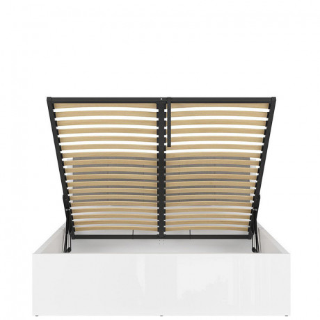 LOZ/160/B TETRIX BRW Bed 160 with a Soft Headboard and Lifting Mechanism