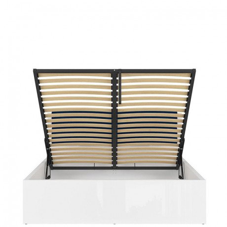 LOZ/160/B TETRIX BRW Bed 160 with a Soft Headboard and Lifting Mechanism