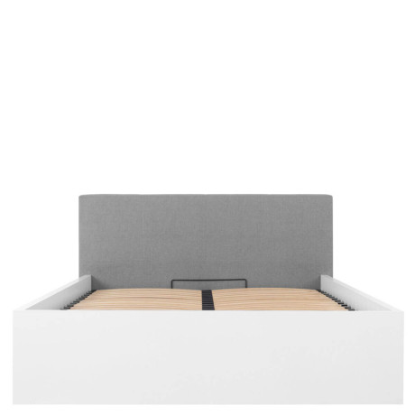 LOZ/160/B/T TETRIX BRW Bed 160 with a Soft Headboard and Lifting Mechanism
