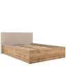 LOZ/160/B/T TETRIX BRW Bed 160 with a Soft Headboard and Lifting Mechanism