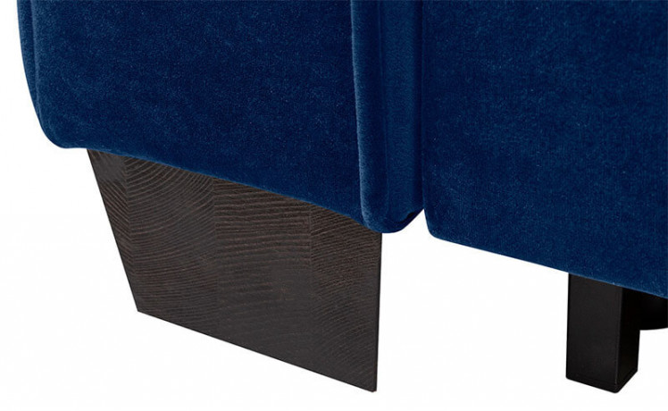 ARLES LUX 3DL BRW Corner Sofa Bed Blue