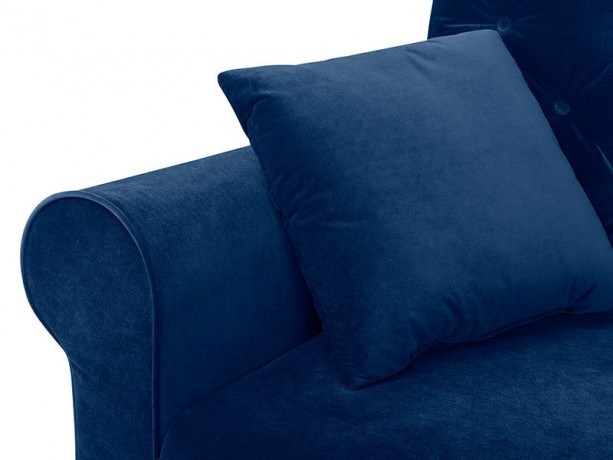 ARLES LUX 3DL BRW Corner Sofa Bed Blue