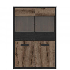 REG2D2W KASSEL BRW Glass-Fronted Cabinet