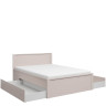 LOZ/160/T KASPIAN BRW (cashmere) King Size Bed