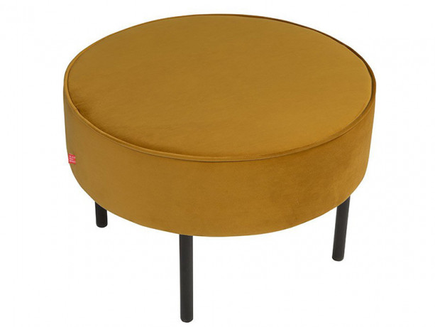 LAFU H BRW Pouf Yellow