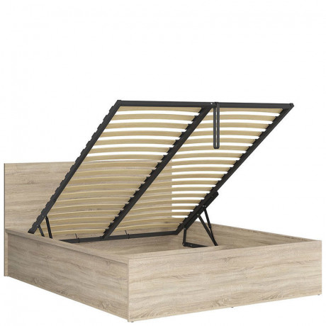 LOZ/160/B TETRIX BRW Bed 160 with a Lifting Mechanism