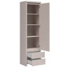 REG1D2S KASPIAN BRW (cashmere) Tall Cabinet