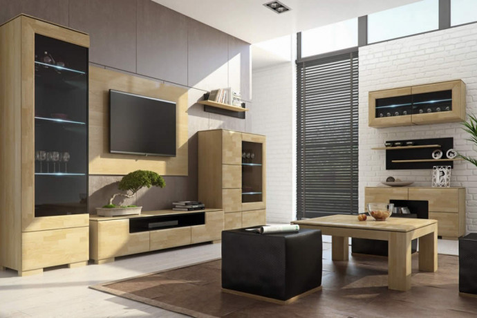 ROSSANO Living Room Furniture Set 1 MEBIN