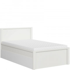 LOZ/120/T KASPIAN BRW (white) Semi Double Bed