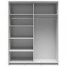 SZF/153 TETRIX BRW Sliding Door Wardrobe