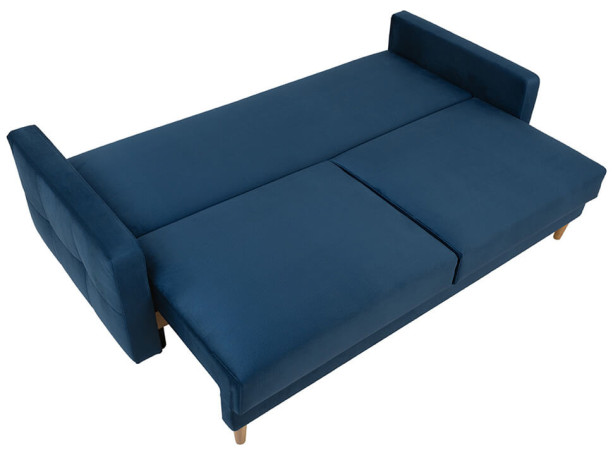 TORENT LUX 3DL BRW 3 Seater Sofa Bed Navy