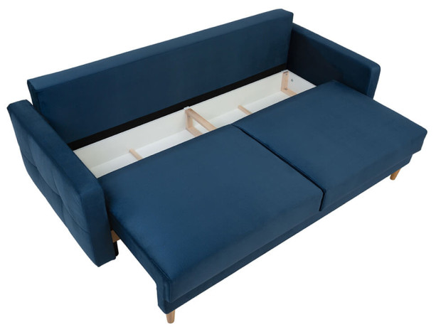 TORENT LUX 3DL BRW 3 Seater Sofa Bed Navy
