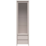 REG1W2S KASPIAN BRW (cashmere) Glass-Fronted Cabinet