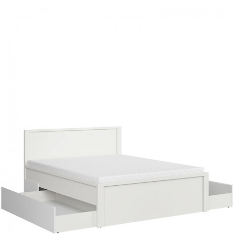 LOZ/160/T KASPIAN BRW (white) King Size Bed