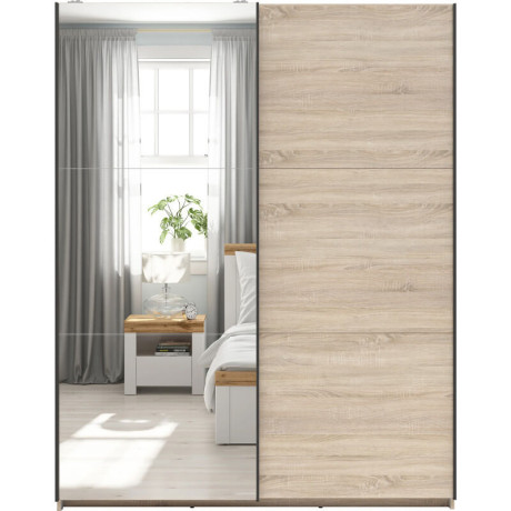 SZF/153/M TETRIX BRW Sliding Door Wardrobe