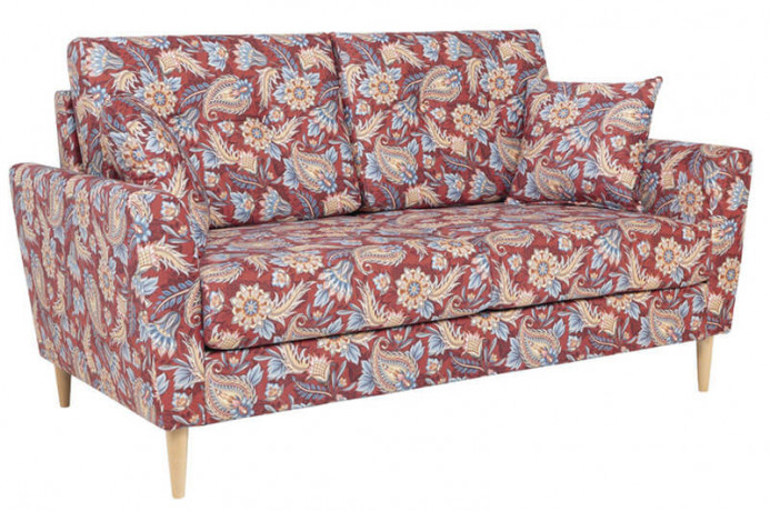 MAXIME 2S BRW 2 Seater Sofa Print Orient