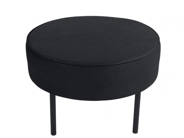 LAFU H BRW Pouf Black
