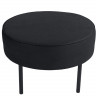 LAFU H BRW Pouf Black