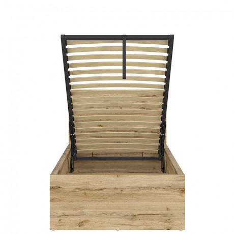 LOZ/90/B TETRIX BRW Bed 90 with a Lifting Mechanism